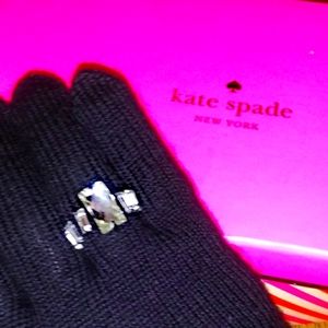 Kate Spade embellished gloves